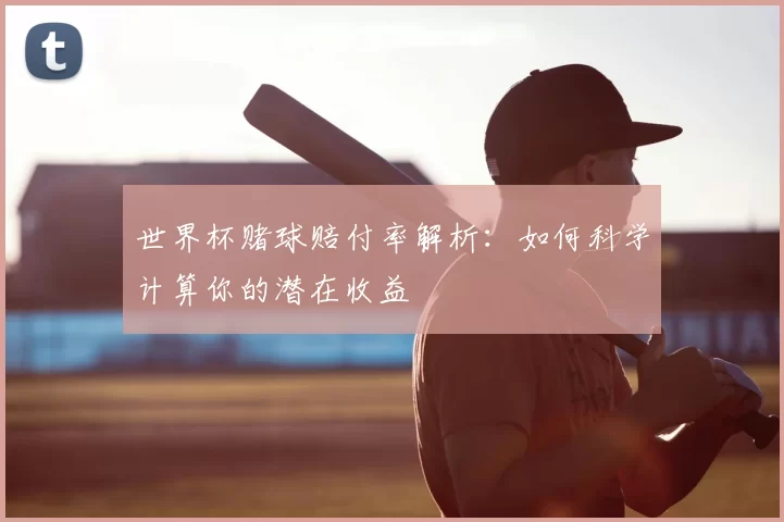 世界杯赌球赔付率解析:如何科学计算你的潜在收益