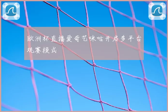 欧洲杯直播爱奇艺咪咕开启多平台观赛模式