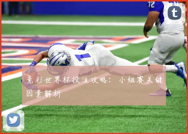 竞彩世界杯投注攻略:小组赛关键因素解析