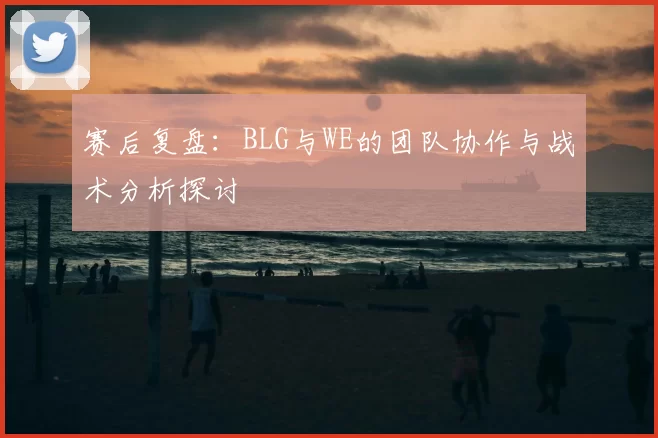 赛后复盘:BLG与WE的团队协作与战术分析探讨
