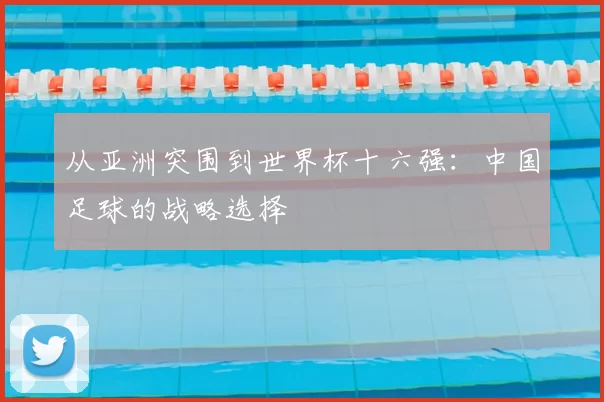 从亚洲突围到世界杯十六强:中国足球的战略选择